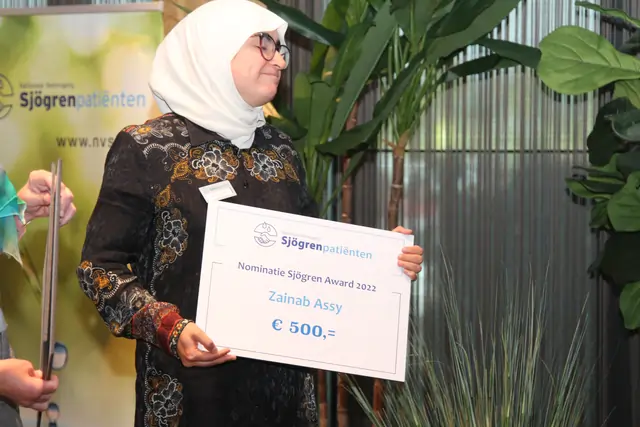 Nominatie Sjögren Aword Drs. Zainab Assy